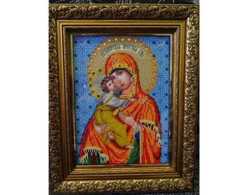 Иконы бисером Божья Матерь