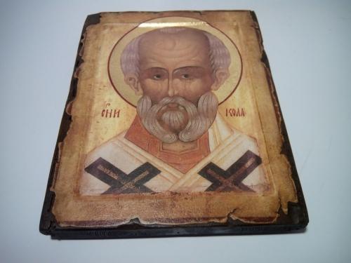 Икона Чудотворца под старину